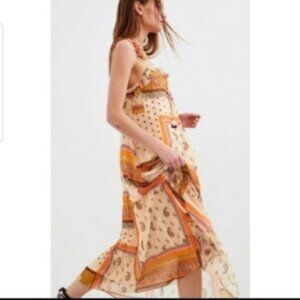 Zara Paisley Bandana Maxi Dress